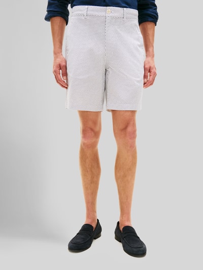 Tommy Hilfiger Regular Fit Chinoshorts aus Baumwoll-Mix Weiss 4