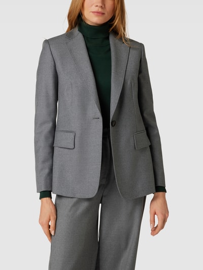 Max Mara Studio Blazer mit Pattentaschen Modell 'FLYTR' Anthrazit 4