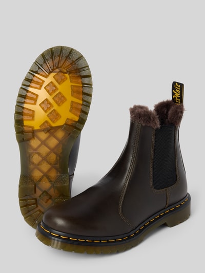 Dr. Martens Chelsea boots met labeldetail Taupe - 4