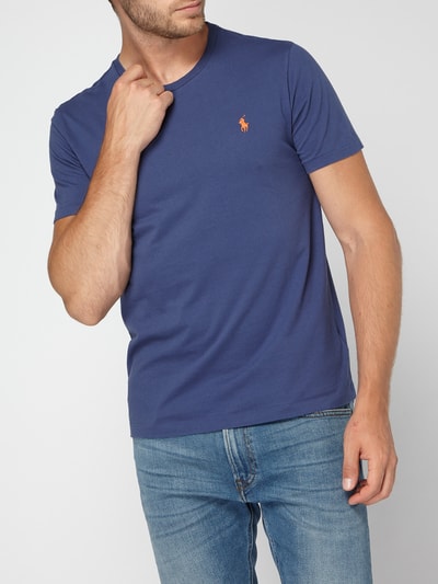 Polo Ralph Lauren Custom Slim Fit T-Shirt mit Logo-Stickerei Anthrazit 3