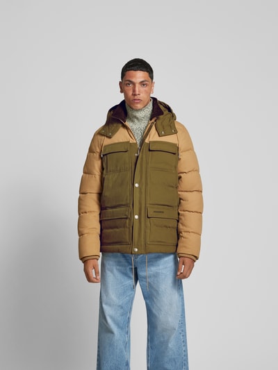 Dsquared2 Steppjacke mit Kapuze Oliv 4