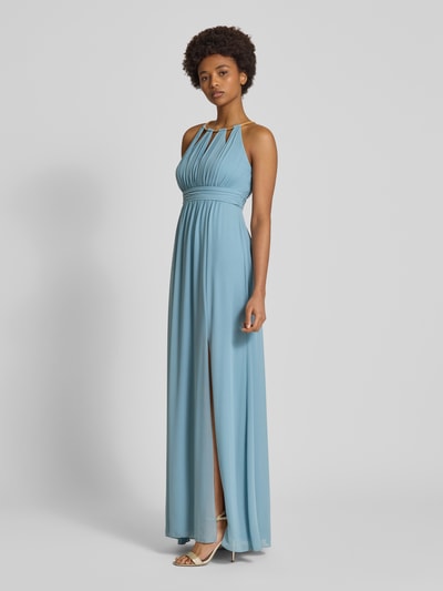 Jake*s Cocktail Abendkleid mit gelegten Falten Ocean 1