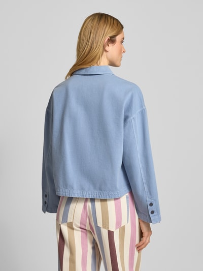 Jake*s Casual Jacke mit Knopfleiste Bleu 5