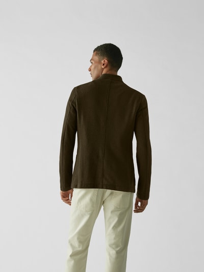 Harris Wharf London Cardigan mit Knopfleiste Dunkelgrün 5
