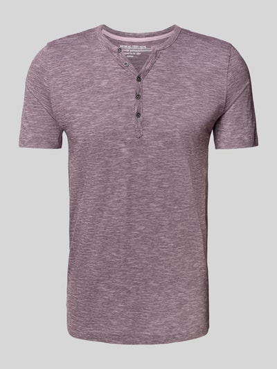 MCNEAL T-Shirt mit kurzer Knopfleiste Violett 2