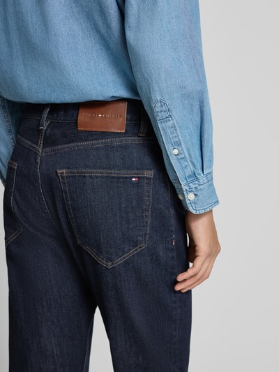 Tommy Hilfiger Regular fit jeans van katoenmix  Donkerblauw - 3