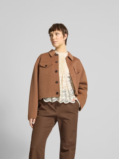 Filippa K Hemdjacke mit Knopfleiste Beige 4