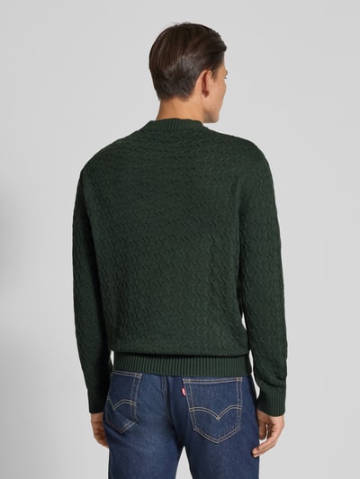 SELECTED HOMME Relaxed Fit Pullover aus reiner Baumwolle Modell 'PHILIP' Dunkelgruen 5