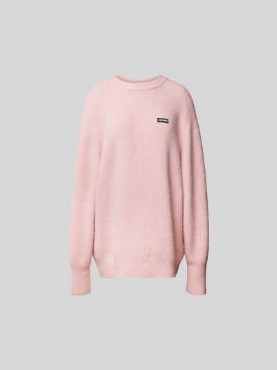 ROTATE Oversized Pullover mit Label-Detail Rosa 2