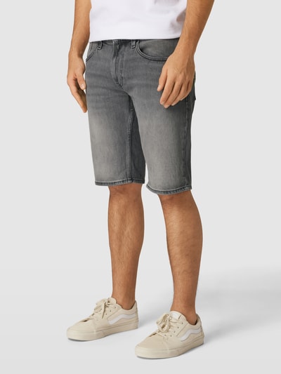 Tommy Jeans Jeansshorts mit Label-Details Modell 'RONNIE' Mittelgrau 4