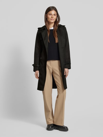 Lauren Ralph Lauren Trenchcoat mit Taillengürtel Black 1