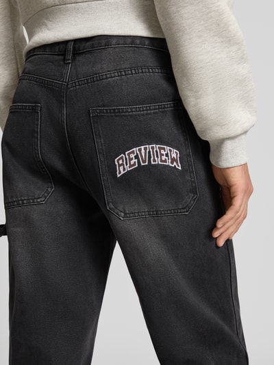 REVIEW Jeans met 5-pocketmodel Zwart - 3