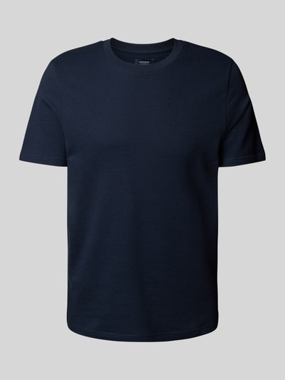 MCNEAL T-shirt met geribde ronde hals Donkerblauw - 2