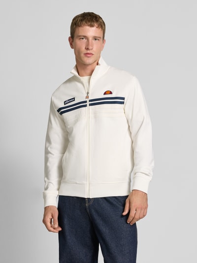 Ellesse Sweatjacke mit Label-Patch Modell 'VICENZA TRACK' Offwhite 4