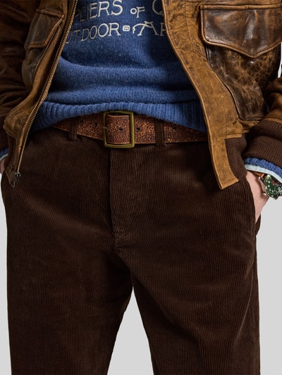 Polo Ralph Lauren Straight Fit Cordhose aus Baumwoll-Mix  Dunkelbraun Melange 3