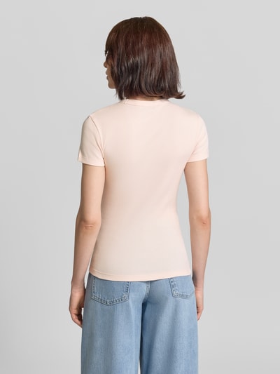 Lacoste Slim Fit T-Shirt aus reiner Baumwolle Modell 'TF5538' Hellrosa 5