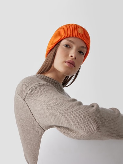 Parajumpers Beanie mit Label-Applikation Orange 1