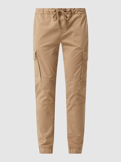 MCNEAL Slim fit loungebroek met steekzakken Beige - 2