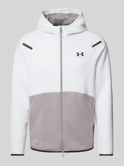 Under Armour Sweatjacke mit Kapuze Modell 'Unstoppable' Hellgrau 2