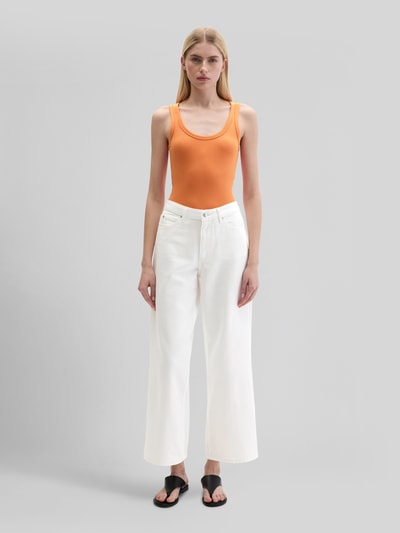 Marc O'Polo Top o kroju regular fit z mieszanki bawełny Pomarańczowy 1