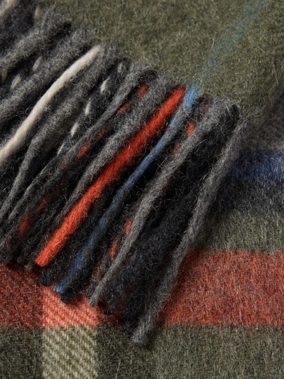 SALMONE Schal aus reinem Kaschmir Blau Melange 2