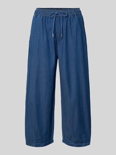Buena Vista Flared Stoffhose in Denim-Optik Modell 'BARCELONA SUMMER' Dunkelblau 2