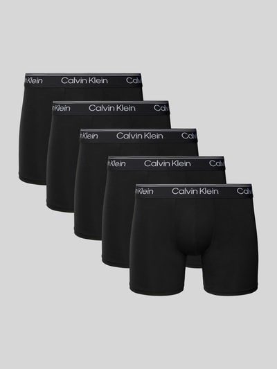 Calvin Klein Underwear Trunks im 5er-Pack mit elastischem Logo-Bund Black 1