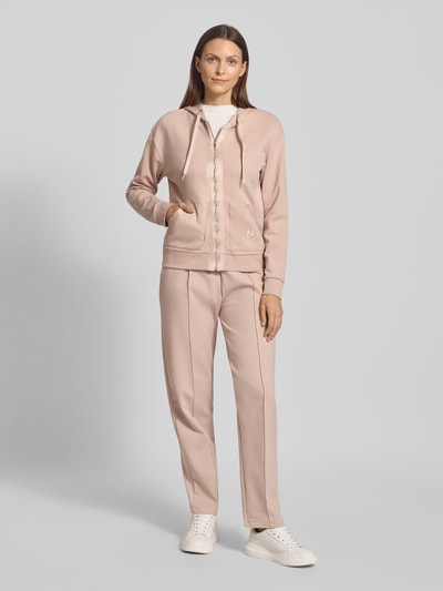 BOSS Regular fit sweatjack van katoenmix, model 'SHINY B' Beige - 1