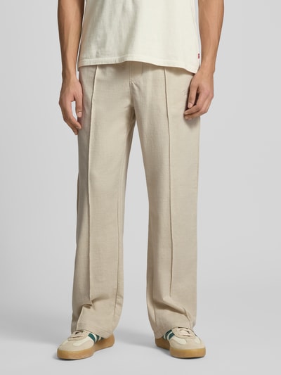 PEGADOR Track Pants mit Logo-Stitching Modell 'Skagen' Sand 4