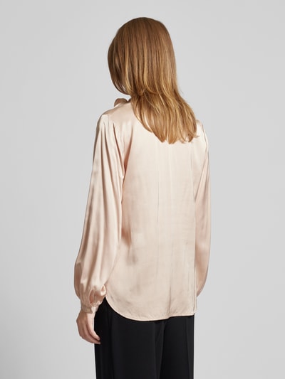 Emily Van den Bergh Regular Fit Bluse mit durchgehender Knopfleiste Sand 5