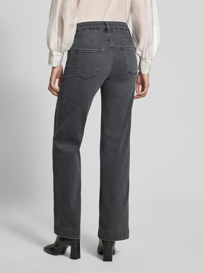 MAC Wide Leg Jeans aus Baumwoll-Mix Modell 'DREAM WIDE' Mittelgrau 5