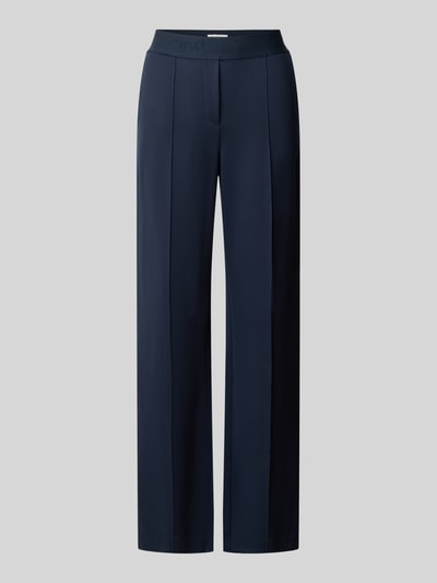 Christian Berg Woman Wide Fit Marlenehose aus elastischem Viskose-Mix Dunkelblau 1