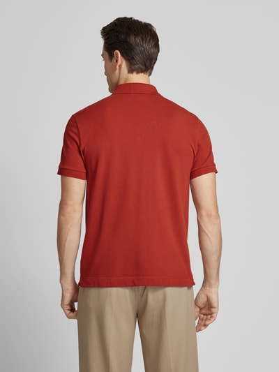 Lacoste Regular Fit Poloshirt mit Label-Detail Dunkelrot 5