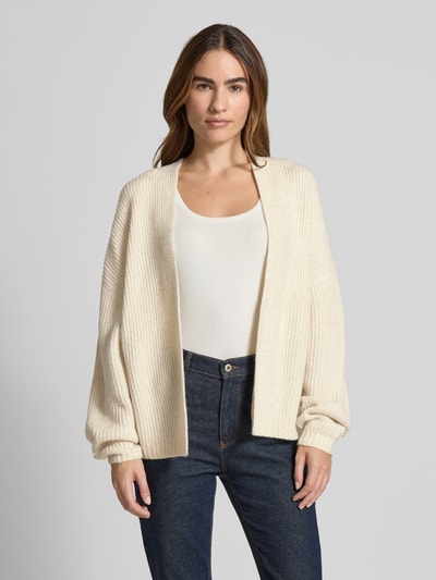 mbyM Cardigan mit gerippten Abschlüssen Offwhite 4