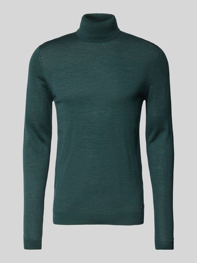 Roy Robson Wollen pullover met col Groen - 2