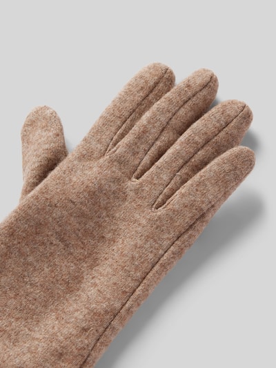 s.Oliver RED LABEL Handschuhe aus Woll-Mix mit Touchscreen-Kompatibilität Beige 3