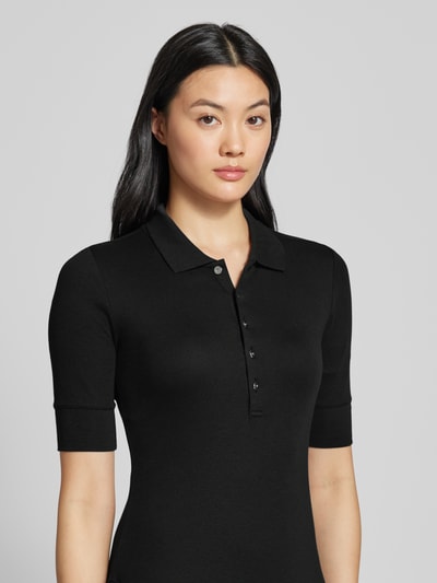 Lauren Ralph Lauren Polokleid mit halblangen Ärmeln Modell 'LILLIANNA' Black 3