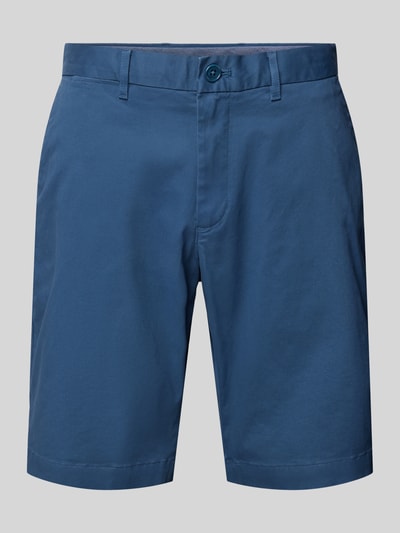 Tommy Hilfiger Straight leg korte chino met achterzakken, model 'HARLEM' Oceaanblauw - 2