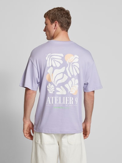 Jack & Jones T-Shirt mit Label-Print Lavender 5