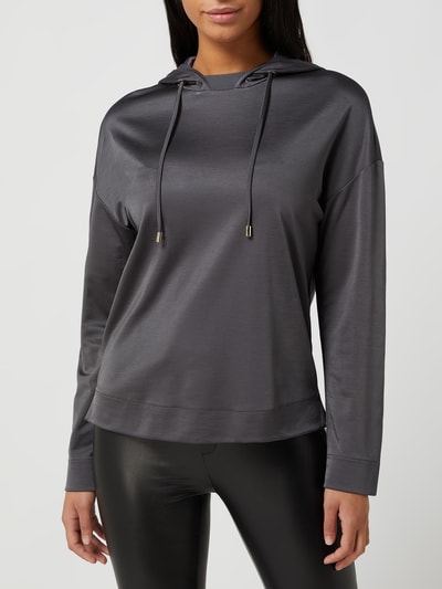 s.Oliver BLACK LABEL Hoodie aus Viskosemischung  Anthrazit 4