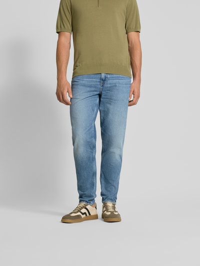 Closed Tapered Fit Jeans aus reiner Baumwolle Jeansblau 4