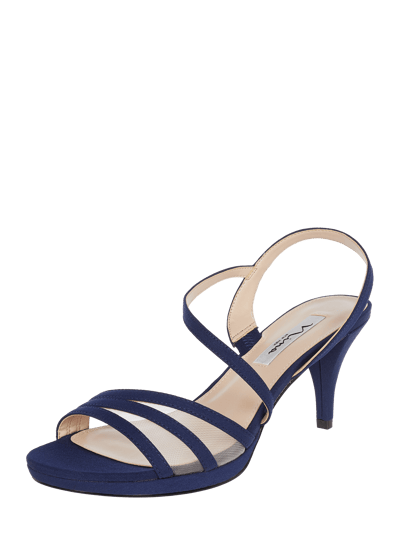 NINA SHOES Sandaaltjes met naaldhak Donkerblauw - 1