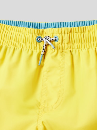 Pepe Jeans Badehose mit Label-Detail Modell 'GAYLE' Gelb 2