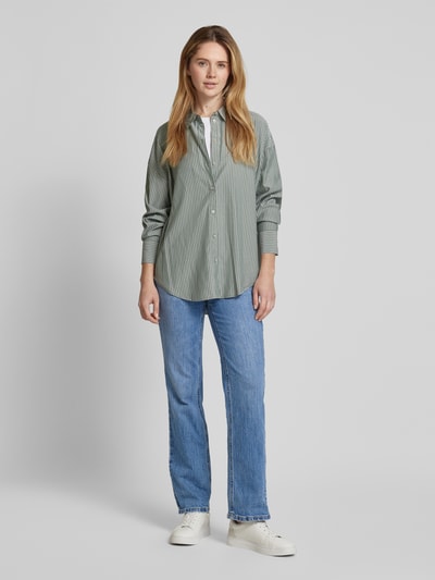 Vero Moda Straight Fit Jeans aus Baumwoll-Mix mit Kontrastnähten Modell 'TESSA' Jeansblau 1