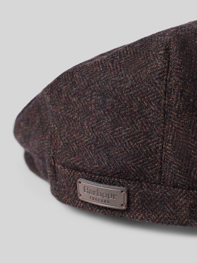 Barbour Schiebermütze mit verstärktem Schirm Dunkelbraun 2