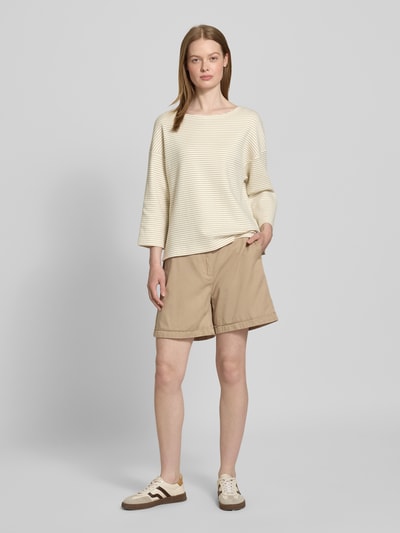 Marc O'Polo Relaxed Fit Sweatshirt mit Allover-Muster Lind 1