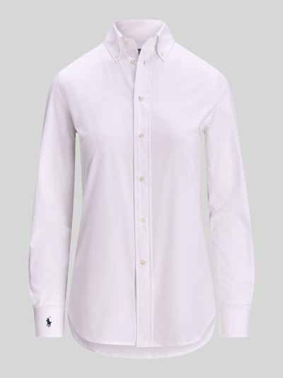 Polo Ralph Lauren Regular Fit Hemdbluse aus Baumwoll-Mix Weiss 2