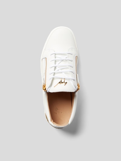 Giuseppe Zanotti Sneaker mit glitzernden Akzenten Offwhite 6