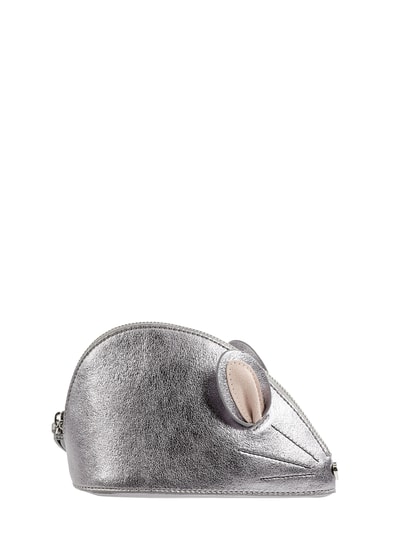 Ted Baker Kosmetiktasche aus Leder in Maus-Form Silber 5