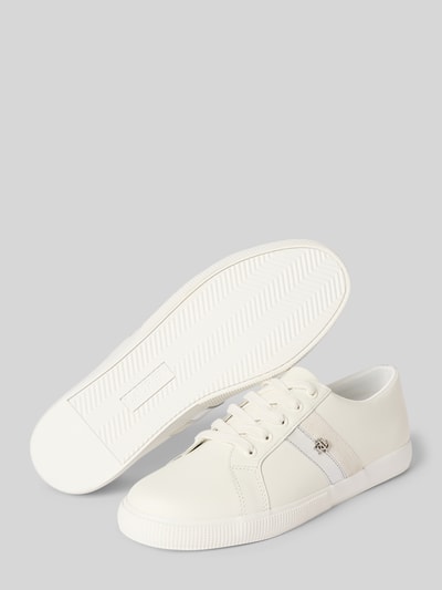 Lauren Ralph Lauren Sneaker aus Leder mit Label-Applikation Modell 'JANSON II' Weiss 4